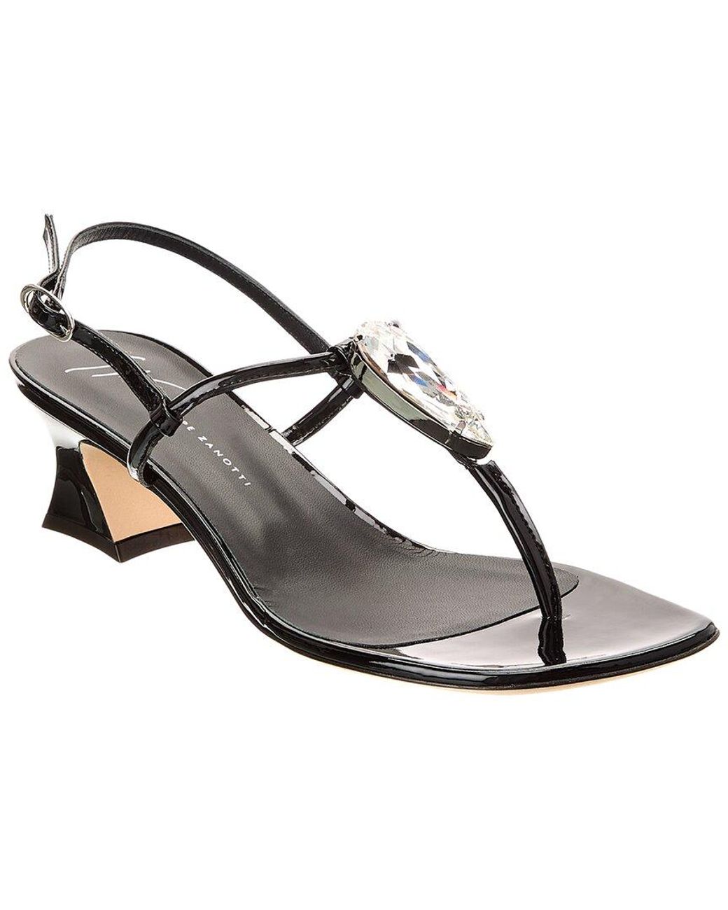Giuseppe Zanotti Metallic Anthonia 45 Vinyl Sandal