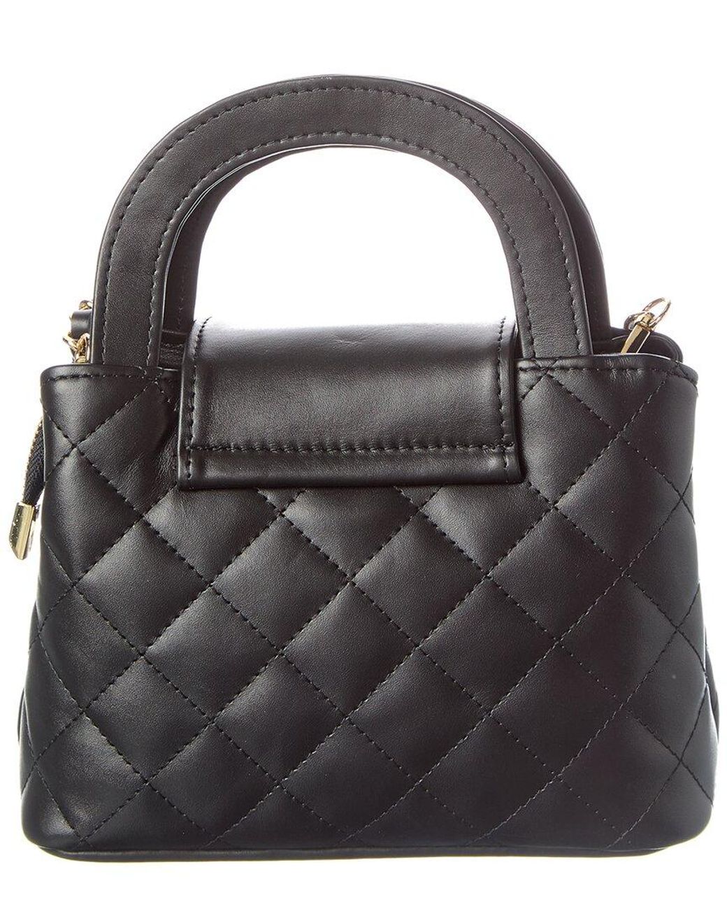 Italian Leather Black Crossbody