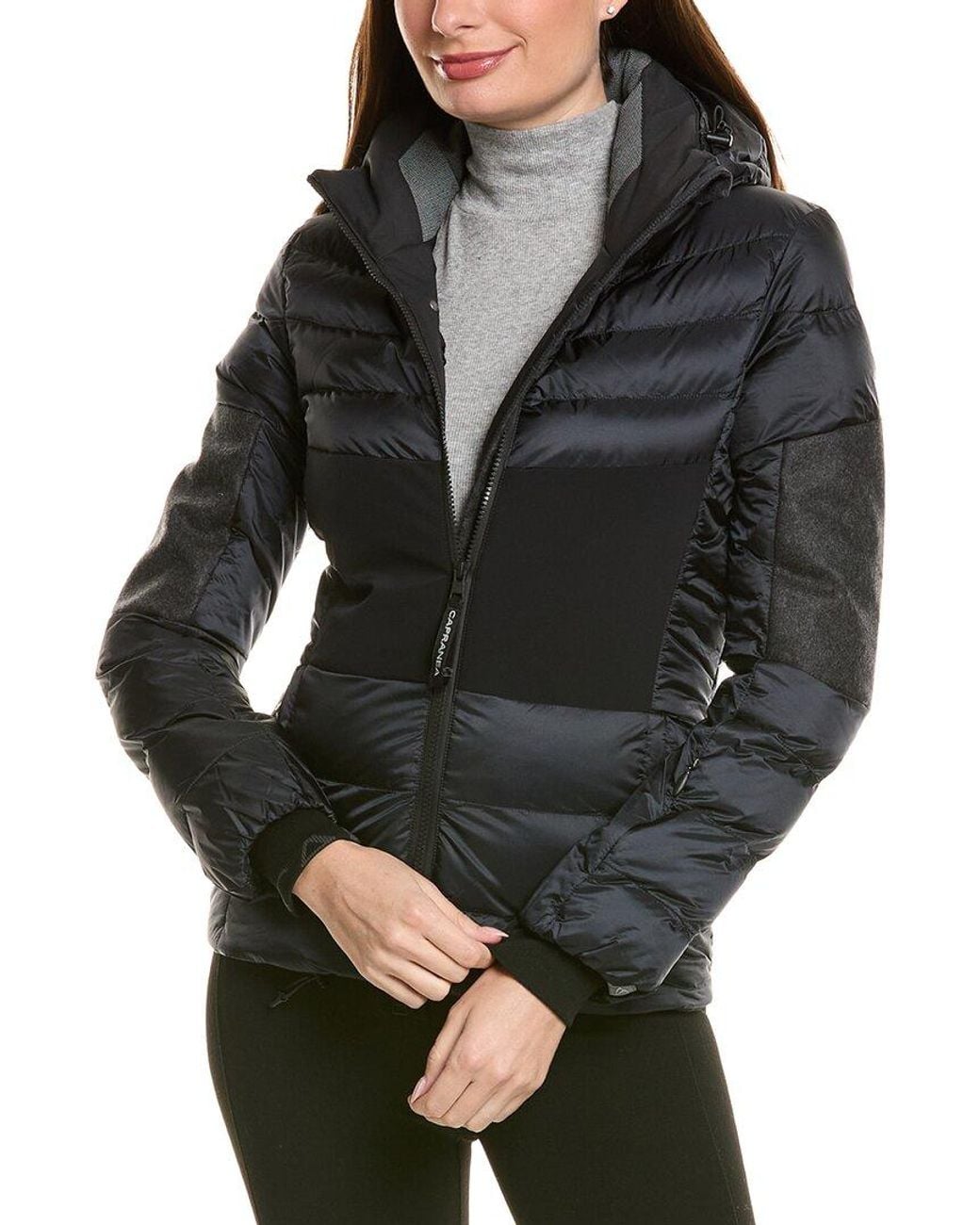 Capranea Black Ela Wool-Blend Jacket