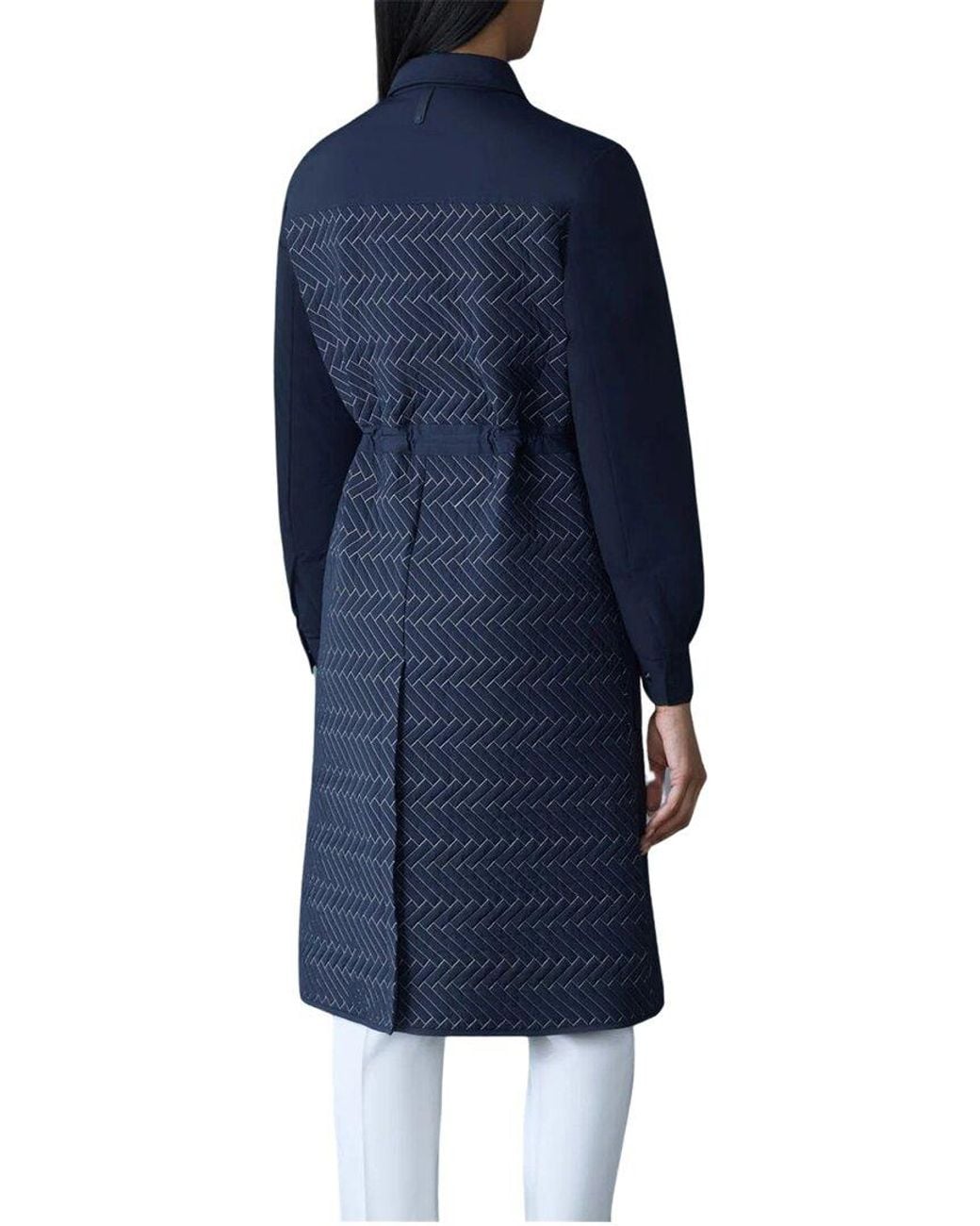 Mackage Blue Long Coat