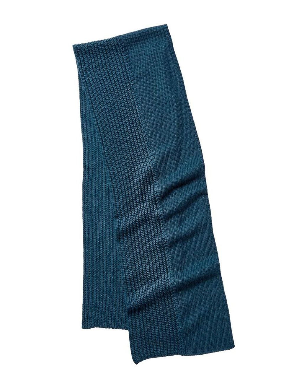 Rag & Bone Blue Ryan Wool-Blend Scarf