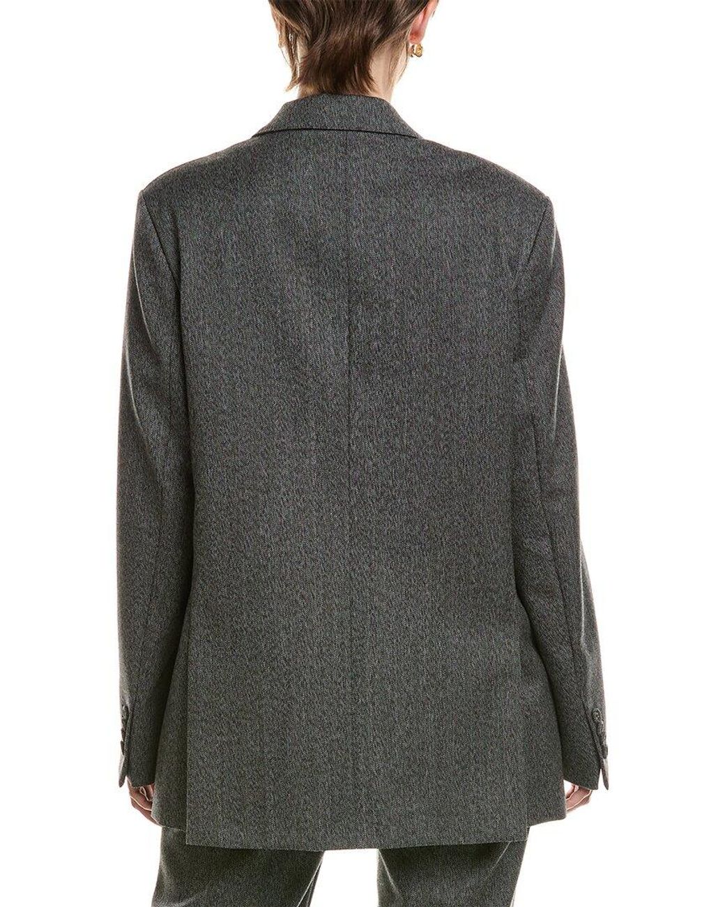 Officine Generale Gray Arca Wool Jacket