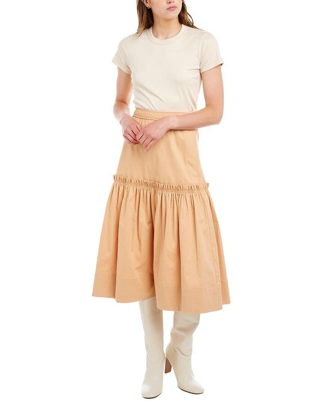 A.L.C. Multicolor Louisa Midi Skirt