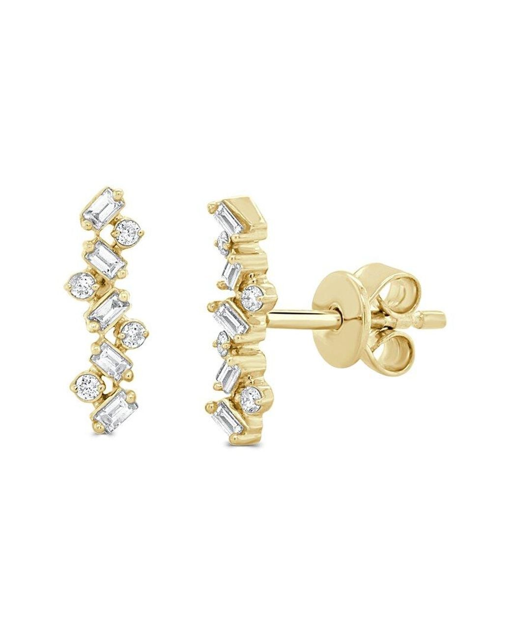 Sabrina Designs Metallic 14K 0.15 Ct. Tw. Diamond Studs