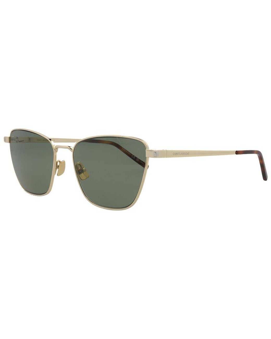 Saint Laurent Green Sl551 57Mm Sunglasses