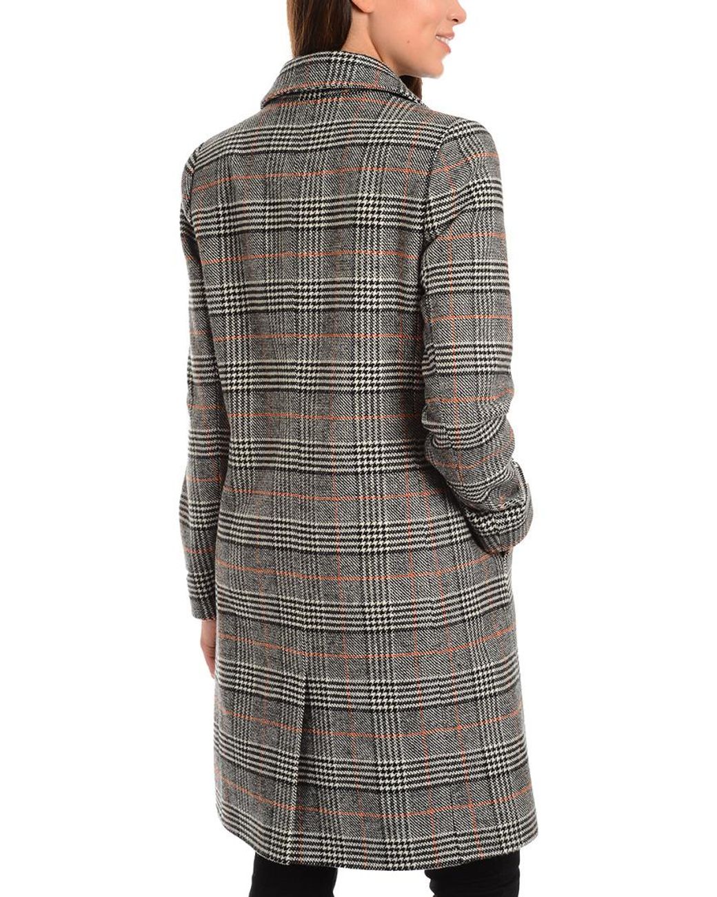 Kendall + Kylie Gray Wool Coat