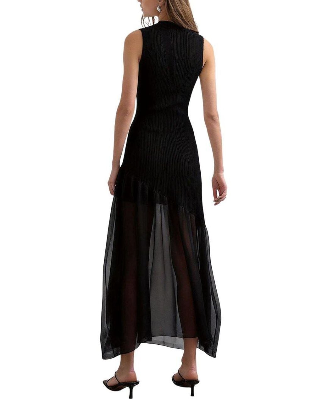Tedora Black Maxi Dress