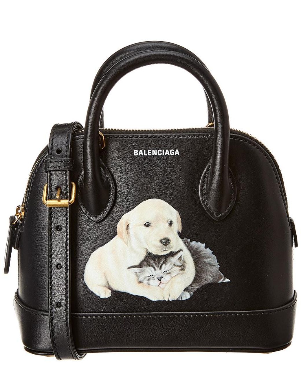 balenciaga puppy bag