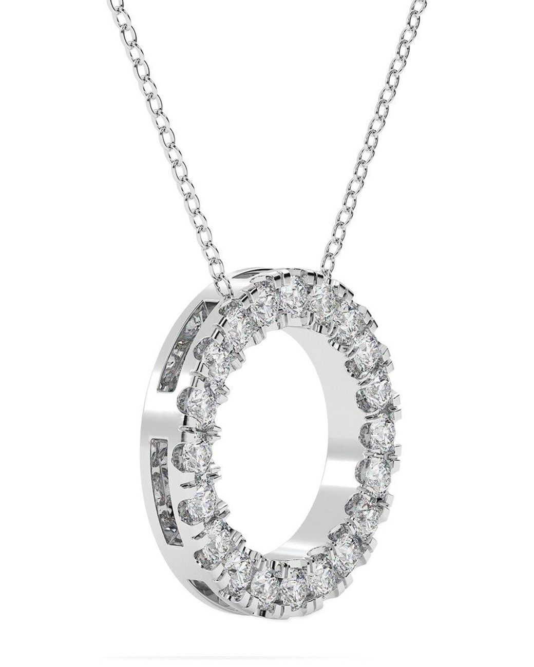 Lab Grown Diamonds Metallic 14k 1.50 Ct. Tw. Lab-grown Diamond Necklace