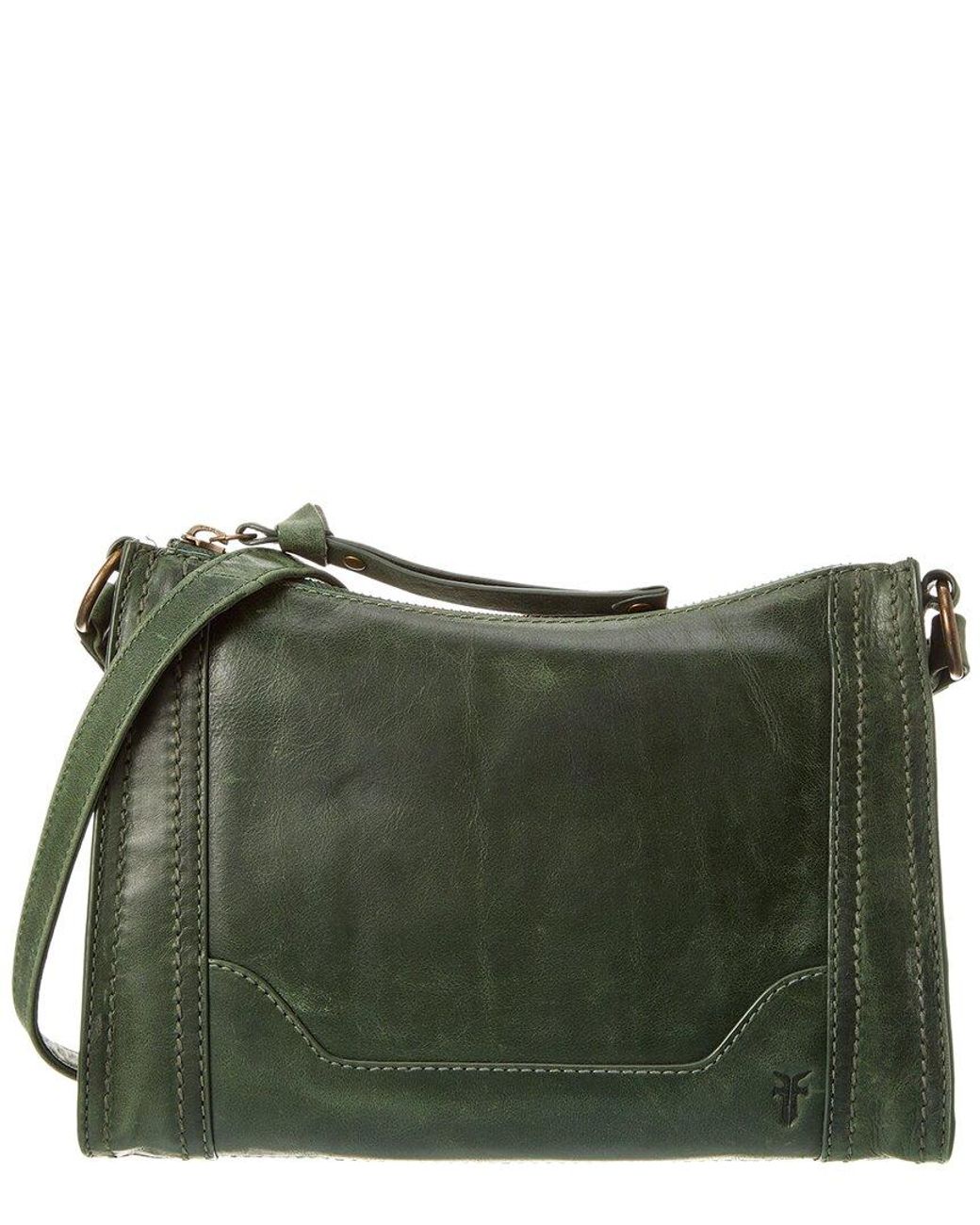 Frye Melissa Zip Leather Crossbody in Green Lyst
