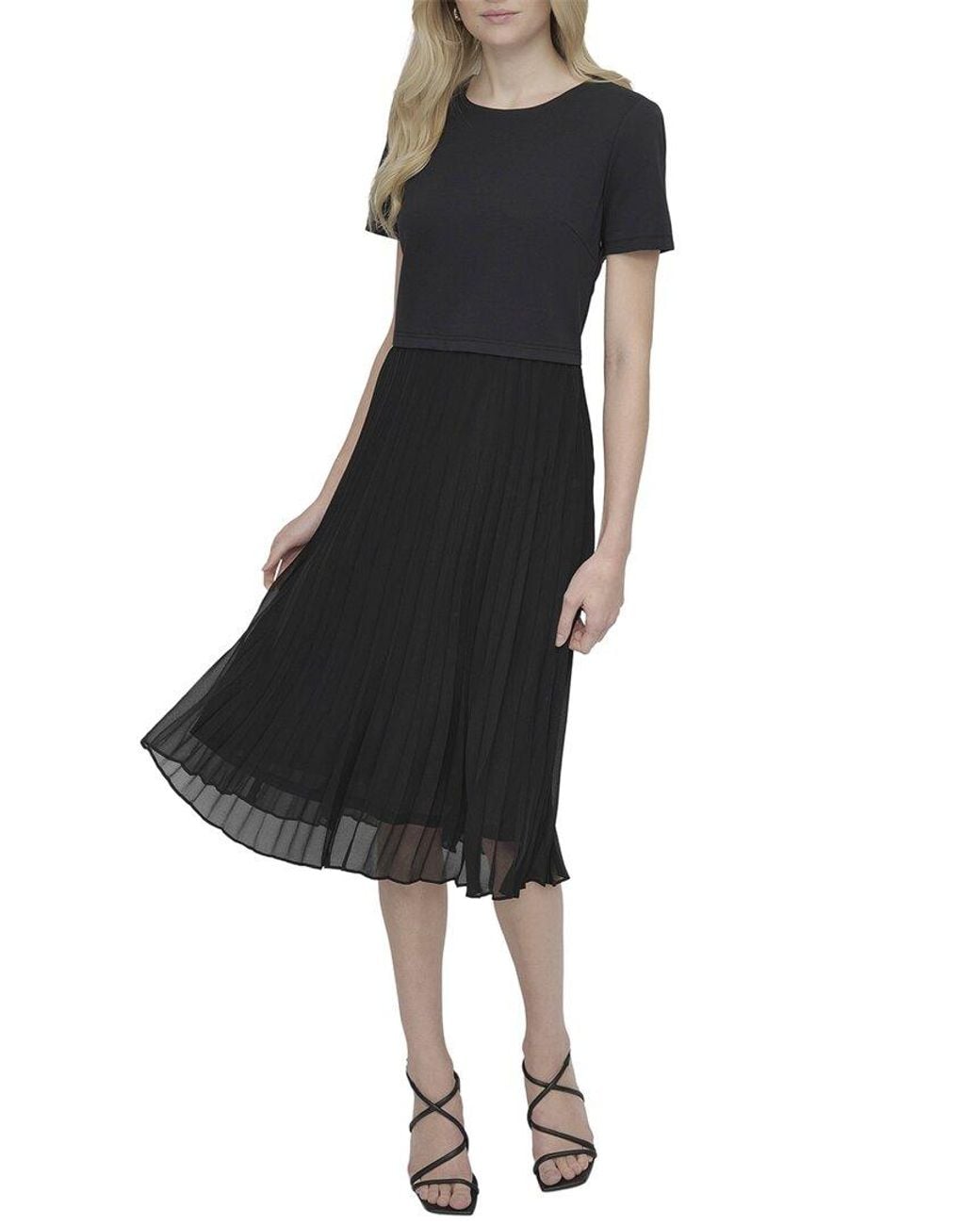 DKNY Black A-Line Dress