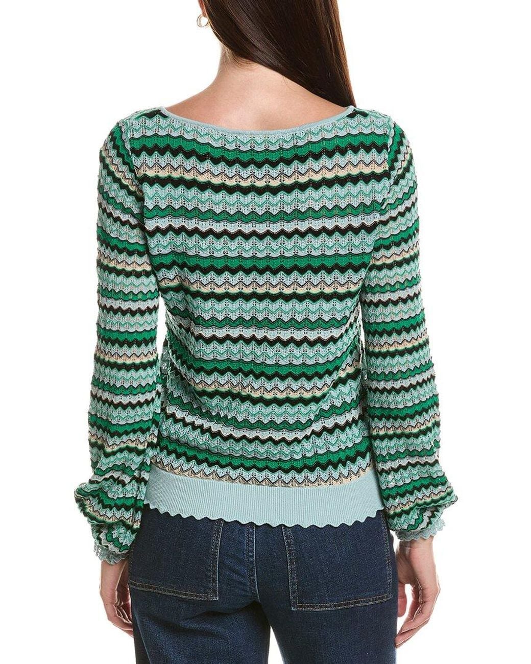 Ramy Brook Green Fiora Sweater