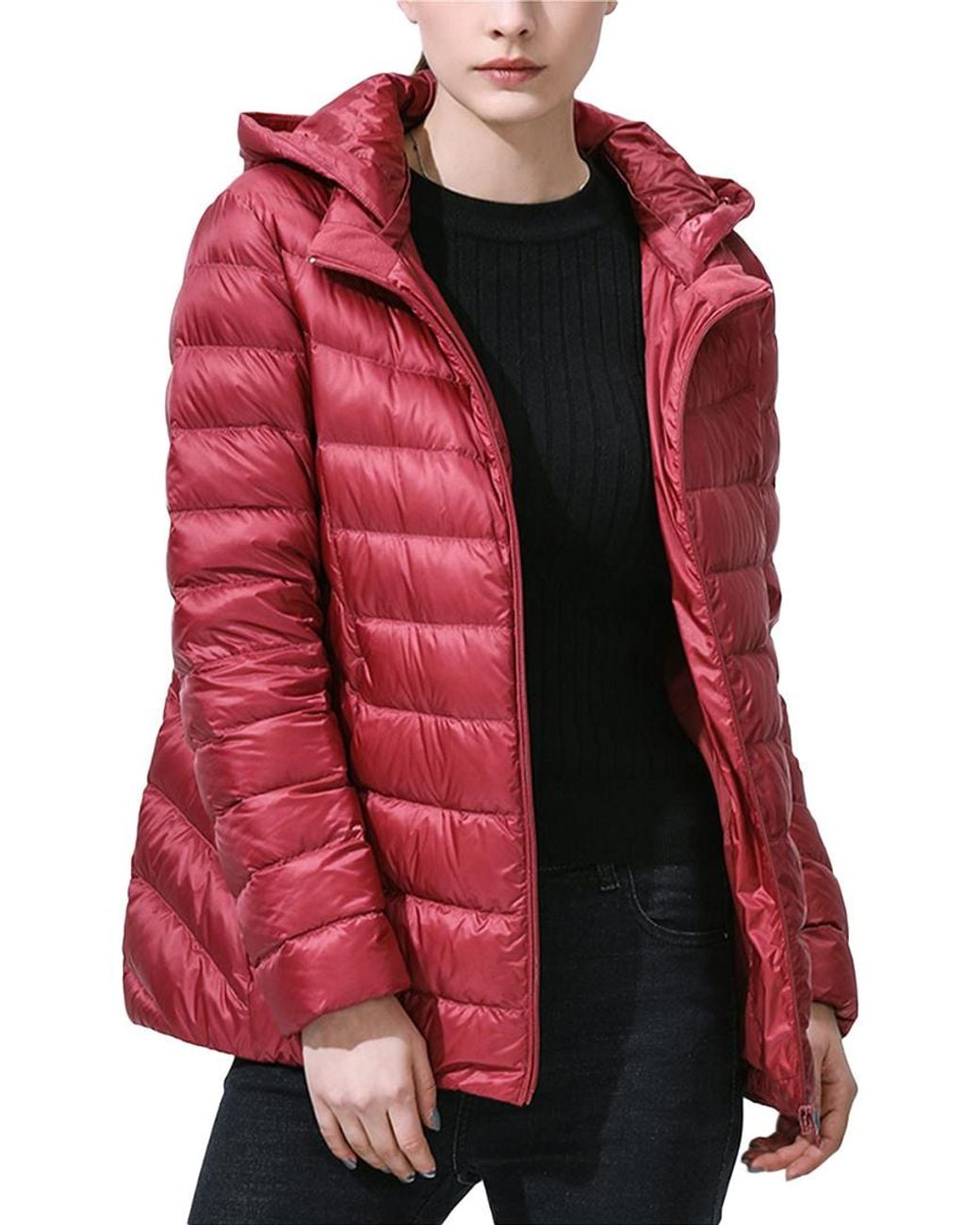 Olivia Taylor Red Medium Down Jacket