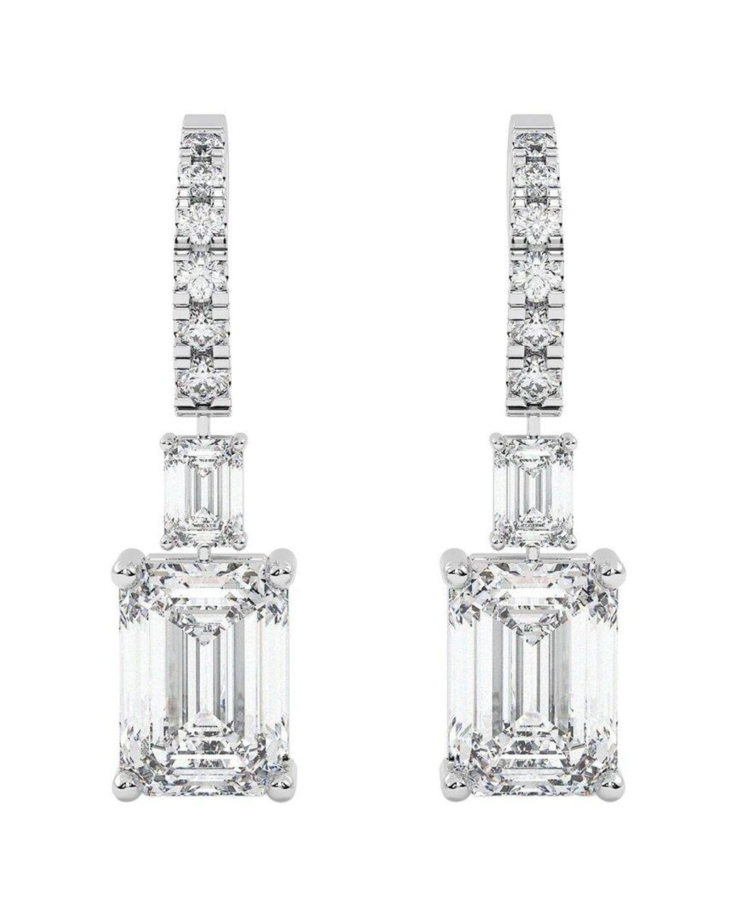 VOWE White 14K 12.00 Ct. Tw. Lab-Grown Diamond Earrings