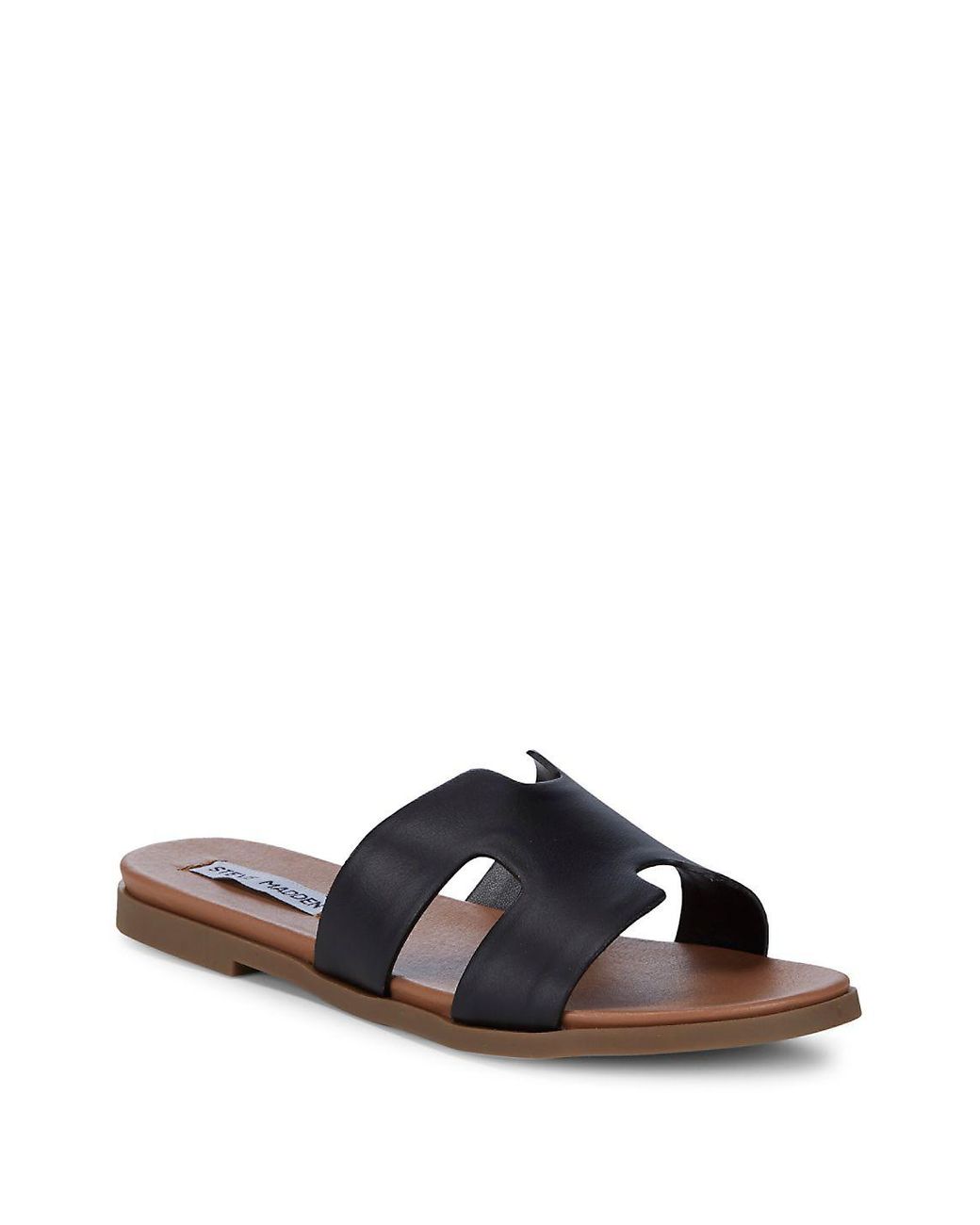 Steve Madden Dariella Leather Sandals in Brown | Lyst