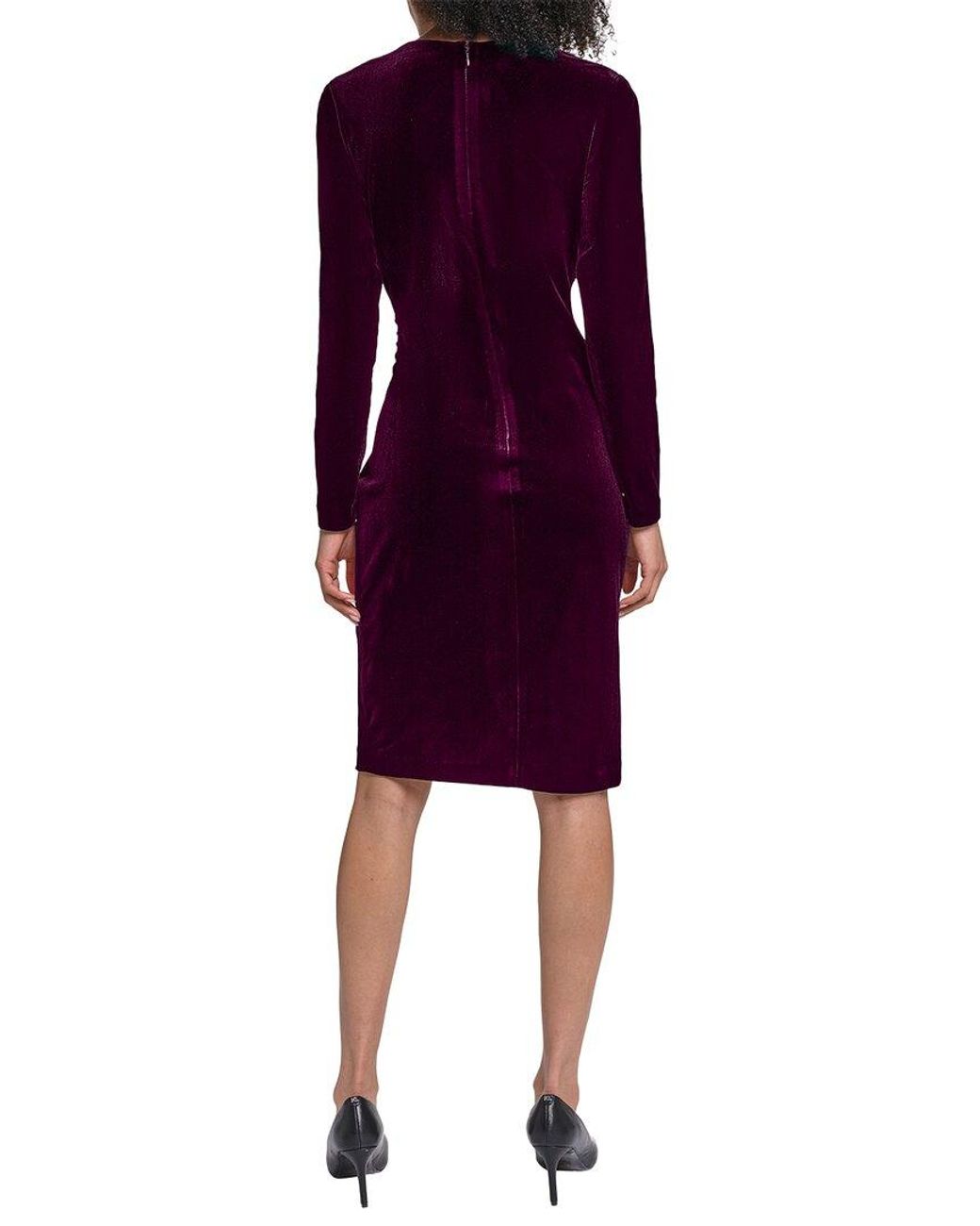 Karl Lagerfeld Purple Stetch Dress