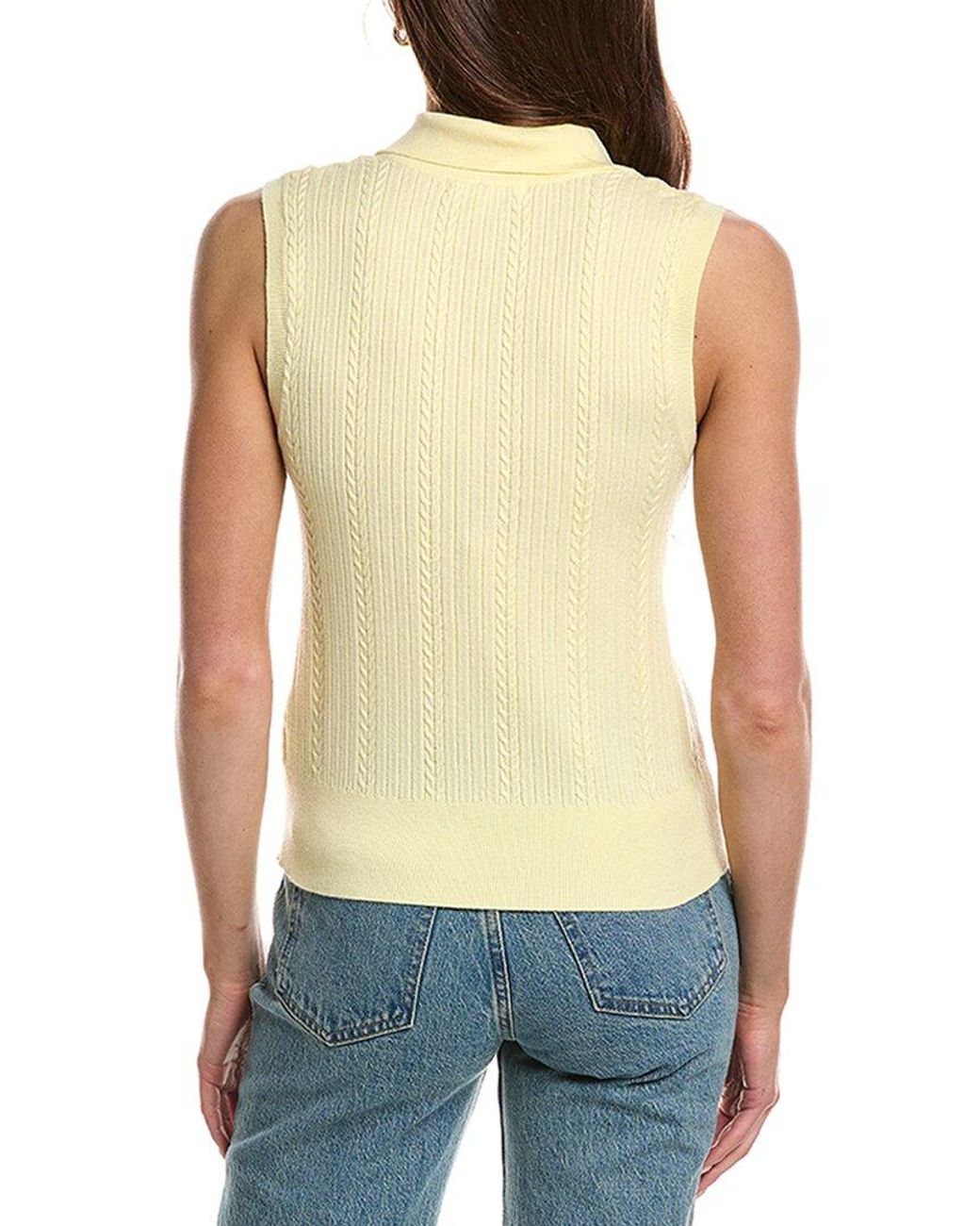 Design History Blue Knit Tank Top