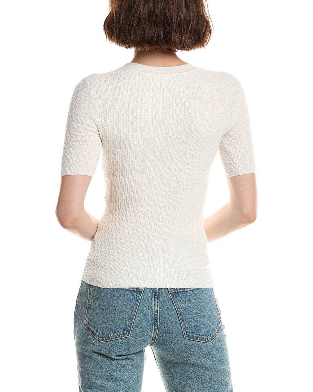 Rag & Bone White Tam Sweater