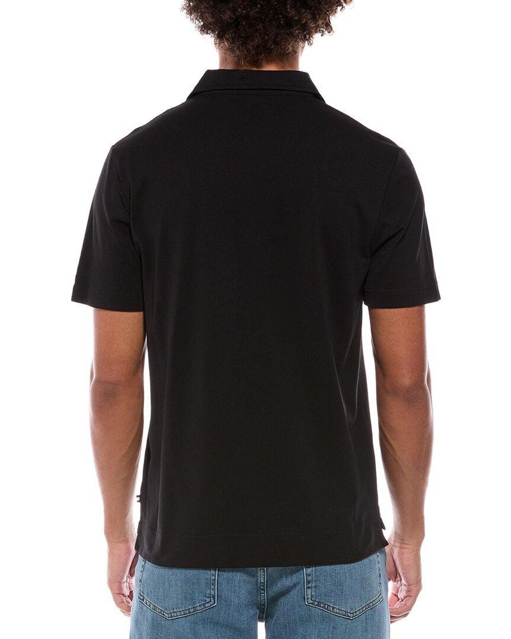 Moncler Black Polo Shirt for men