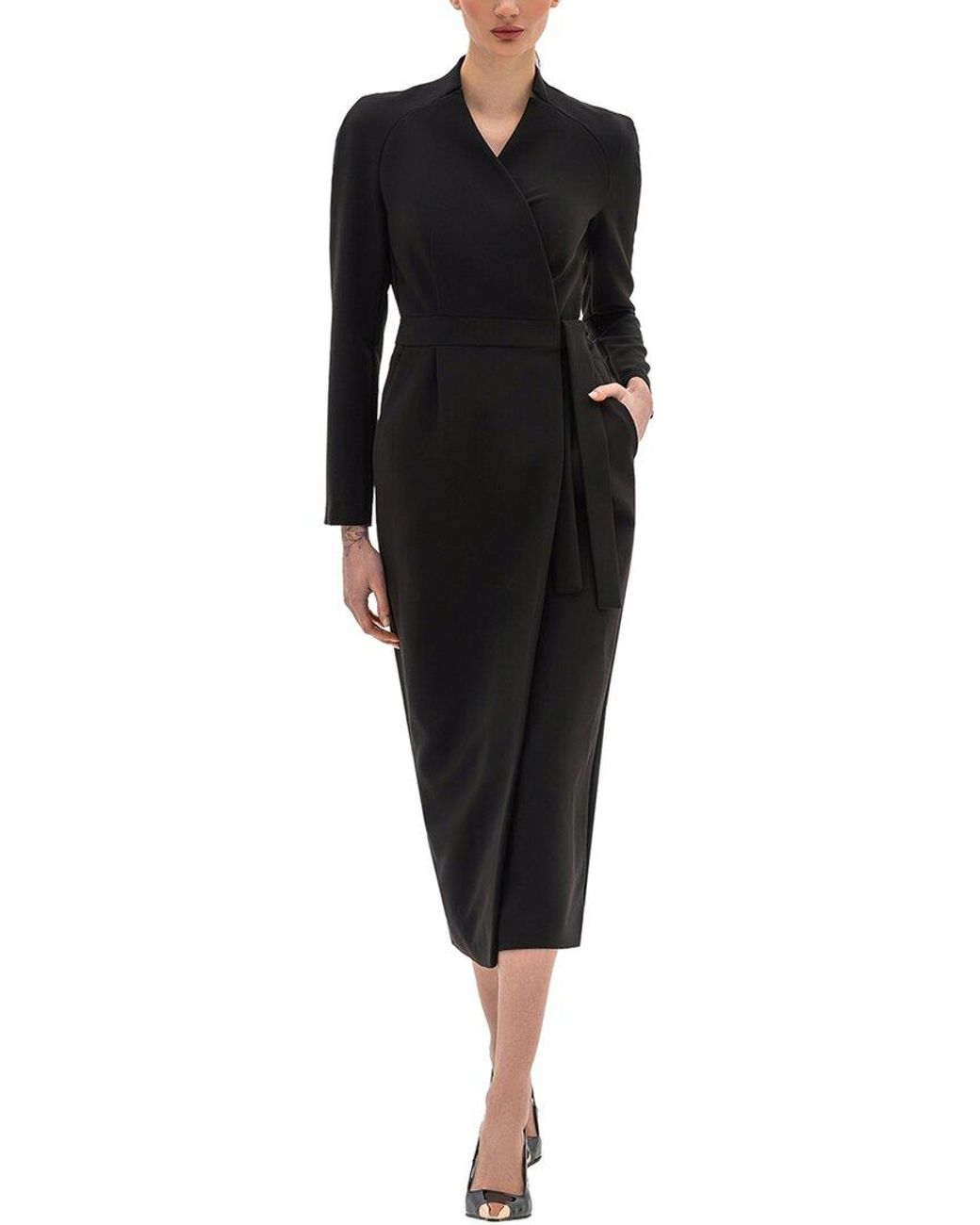 BGL Black Midi Dress