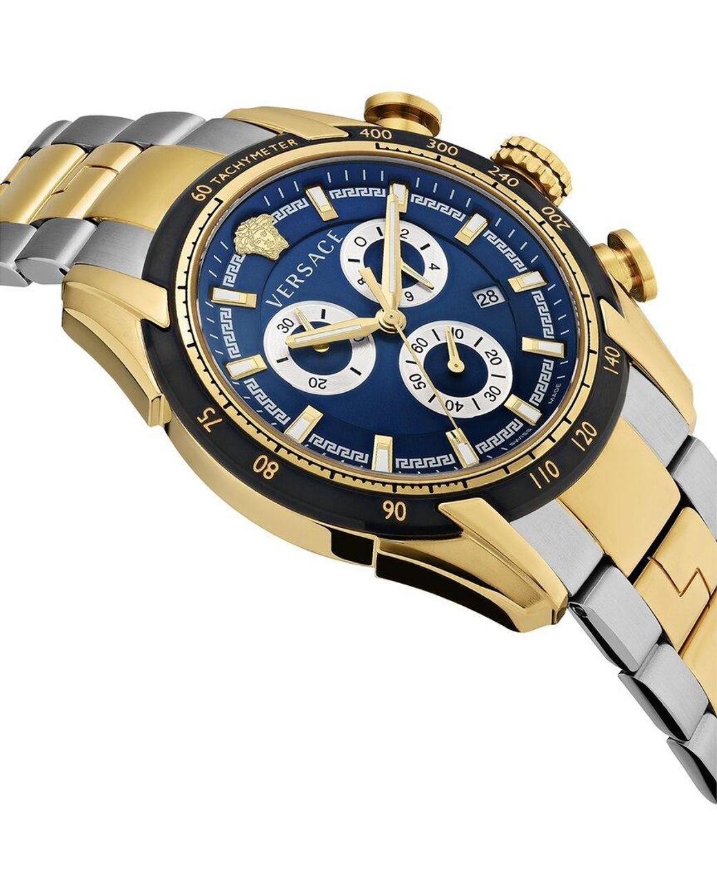 erger maken Port Distributie Versace V-ray Watch in Metallic for Men | Lyst