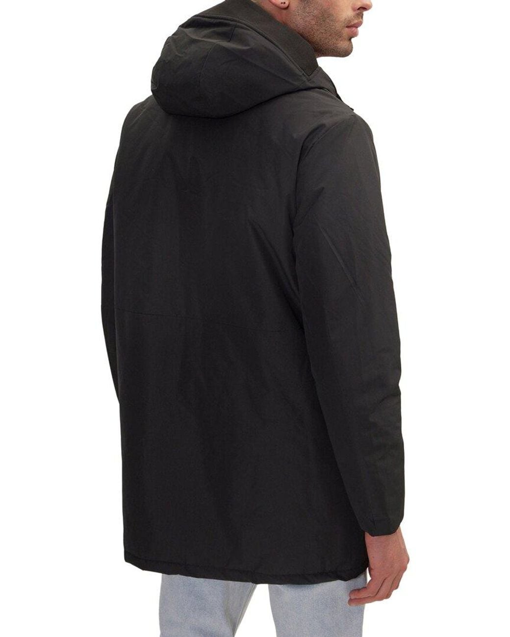 Ron Tomson Black Puffer Jacket for men
