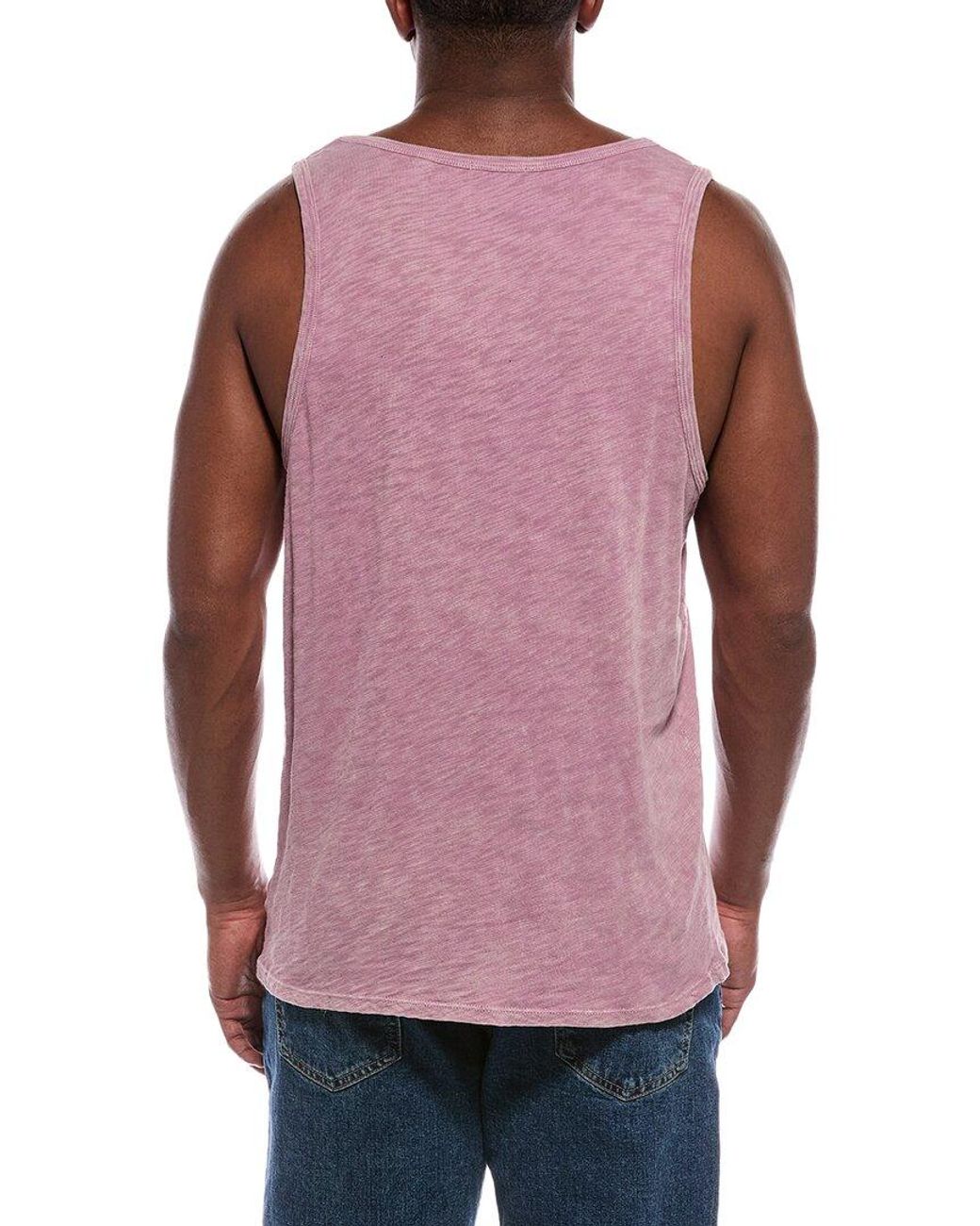 ATM Purple Slub Jersey Tank for men