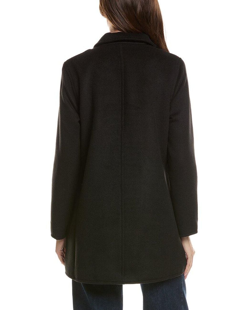 Pascale La Mode Black Trench Medium Coat