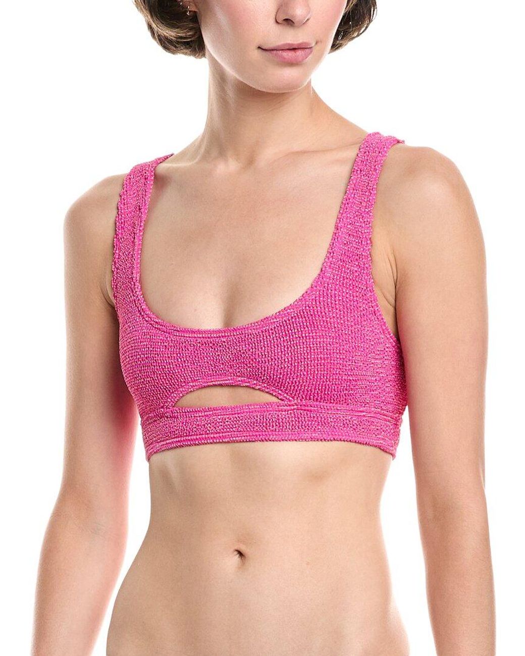 Bondeye Pink Sasha Crop Tankini Top