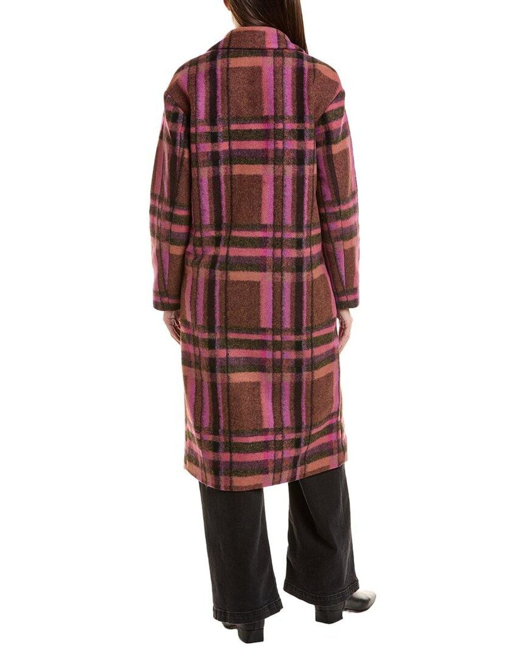 Scotch & Soda Red Longline Coat
