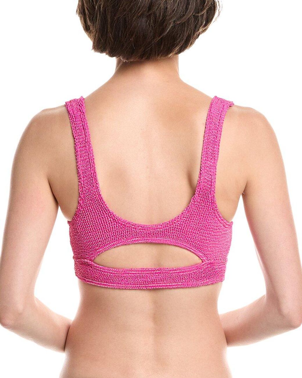 Bondeye Pink Sasha Crop Tankini Top