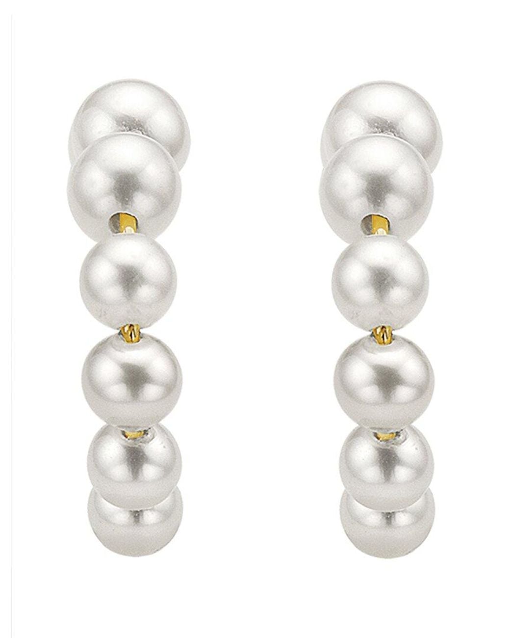 Effy Fine Jewelry White 14K 3,4,5Mm Pearl Earrings