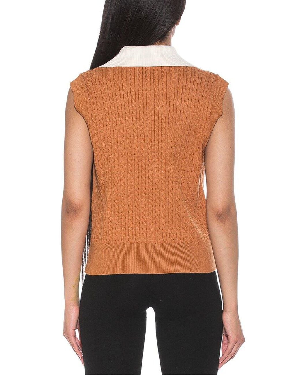 Alexia Admor Black Michelle Vest Top