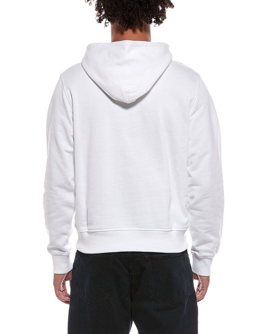 DIESEL White Hoodie for men