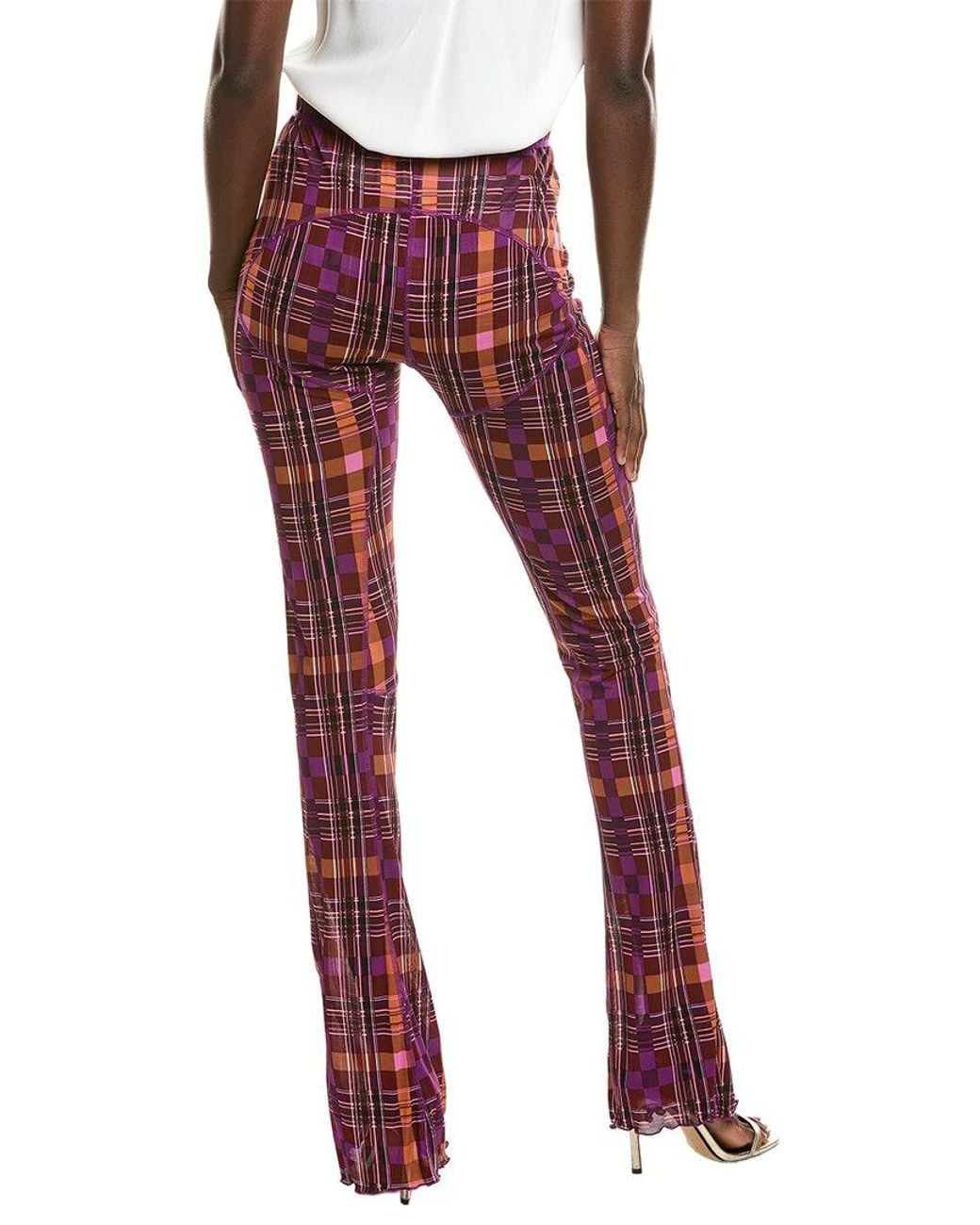 Diane von Furstenberg Red Kaelin Pant