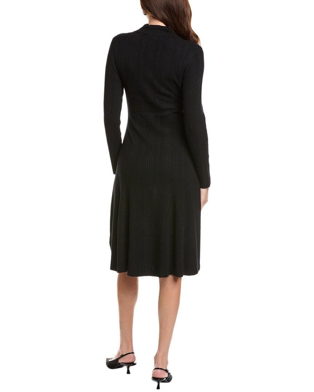 Nanette Lepore Black Knit Maxi Dress