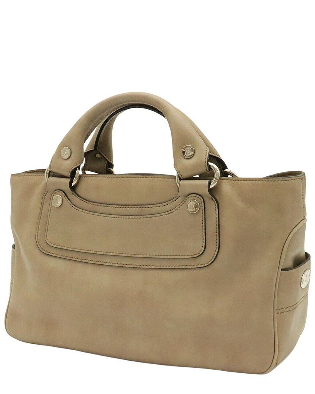 Céline Metallic Leather Boogie Tote (Authentic Pre-Loved)