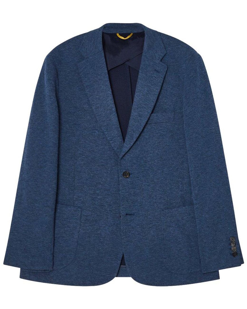 Robert Talbott Blue Wright Double Face Knit Blazer for men