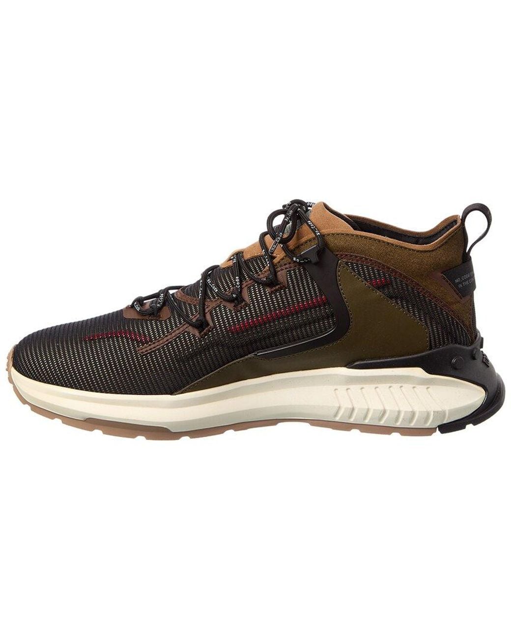 Tod's Brown Allacciata Running No_Code Sneaker for men