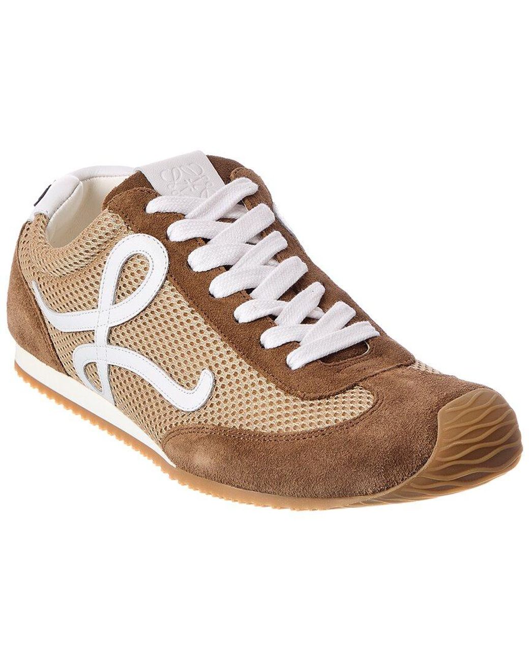 Loewe Brown Ballet Runner 2.0 Suede & Mesh Sneaker