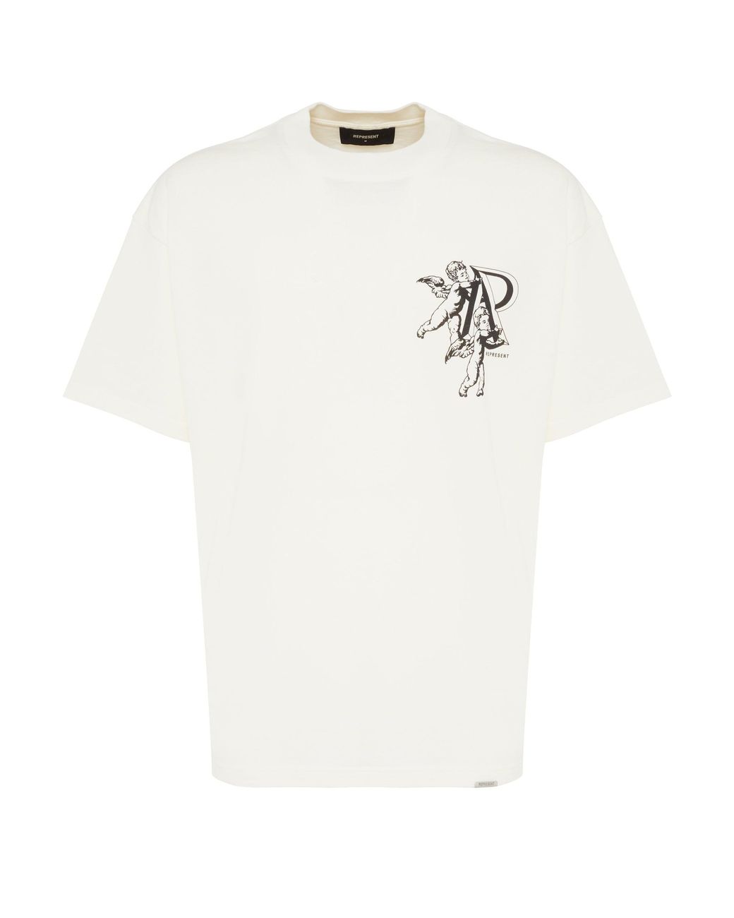 Represent T-shirt ''cherub Initial'' In Cotone Bianca in White for Men