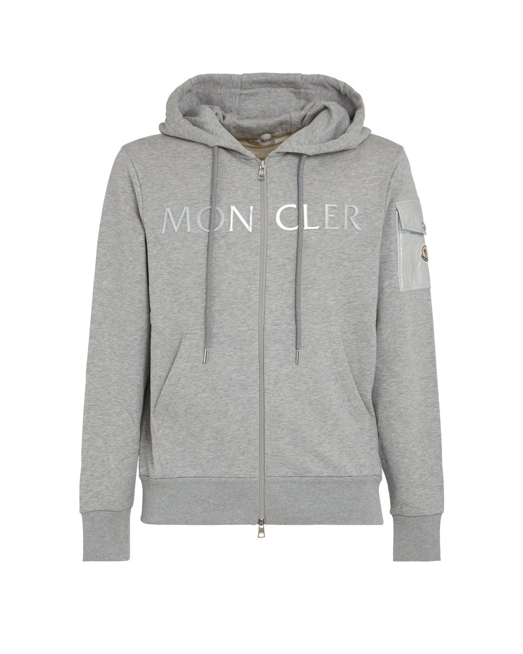 Felpa moncler best sale grigia