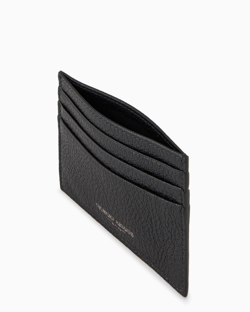 Giorgio Armani White Leather Card Holder for men