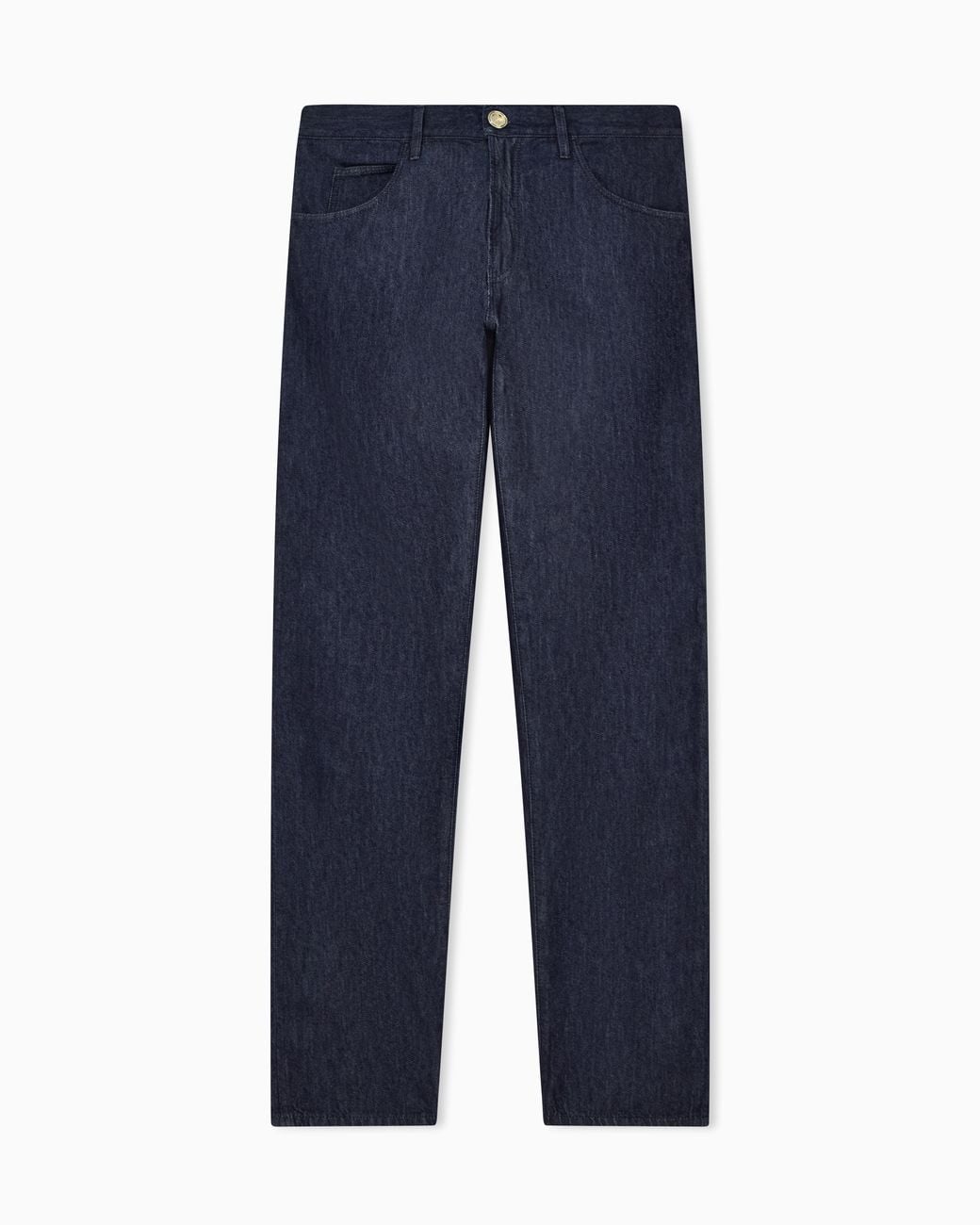 Giorgio Armani Blue Regular-Fit Five-Pocket Trousers for men