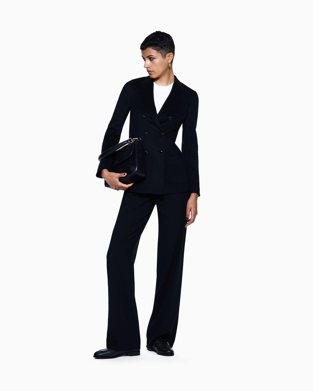 Giorgio Armani Blue Double-Breasted Jacket