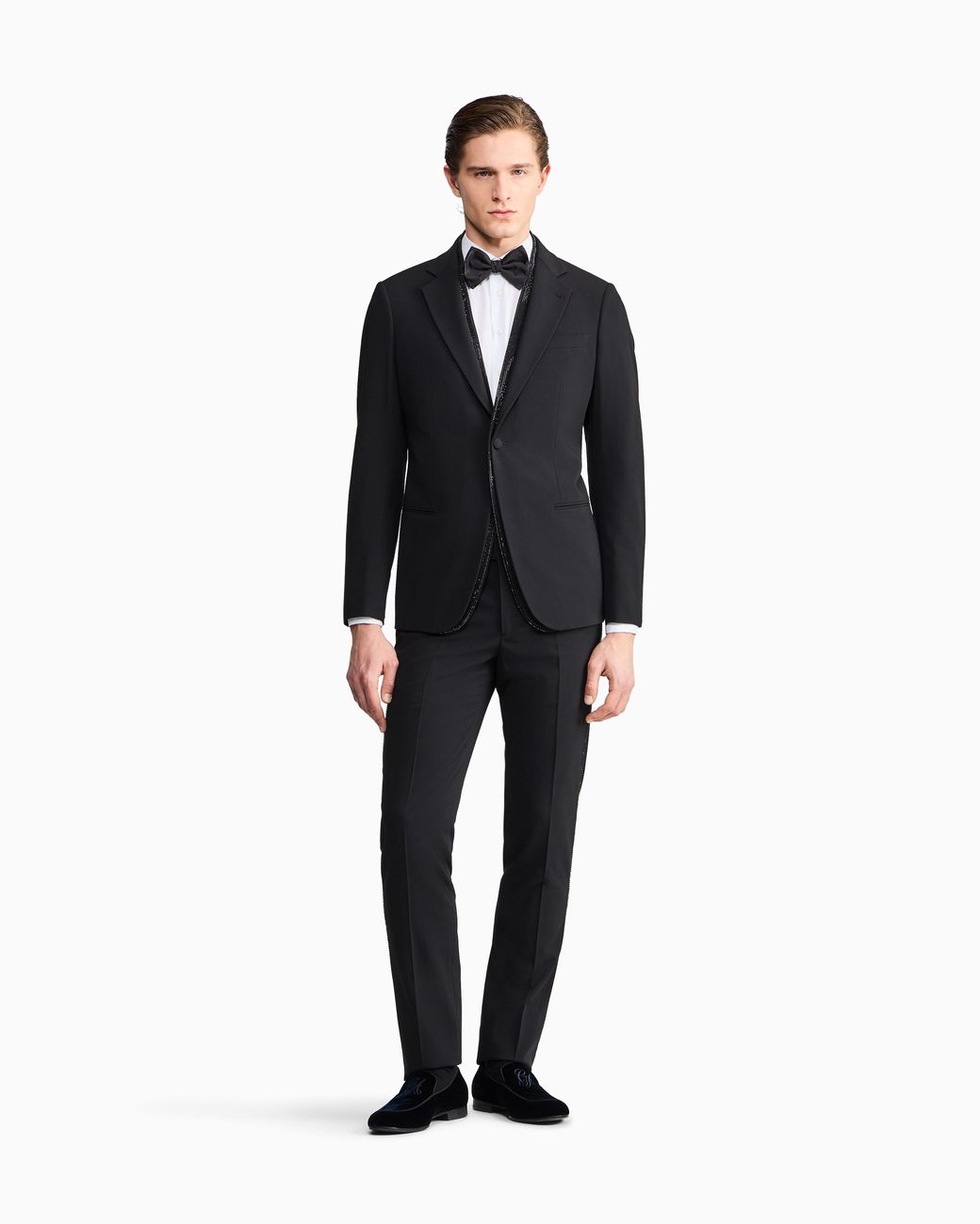 Giorgio Armani Blue Luxury Cotton Twill Shirt for men
