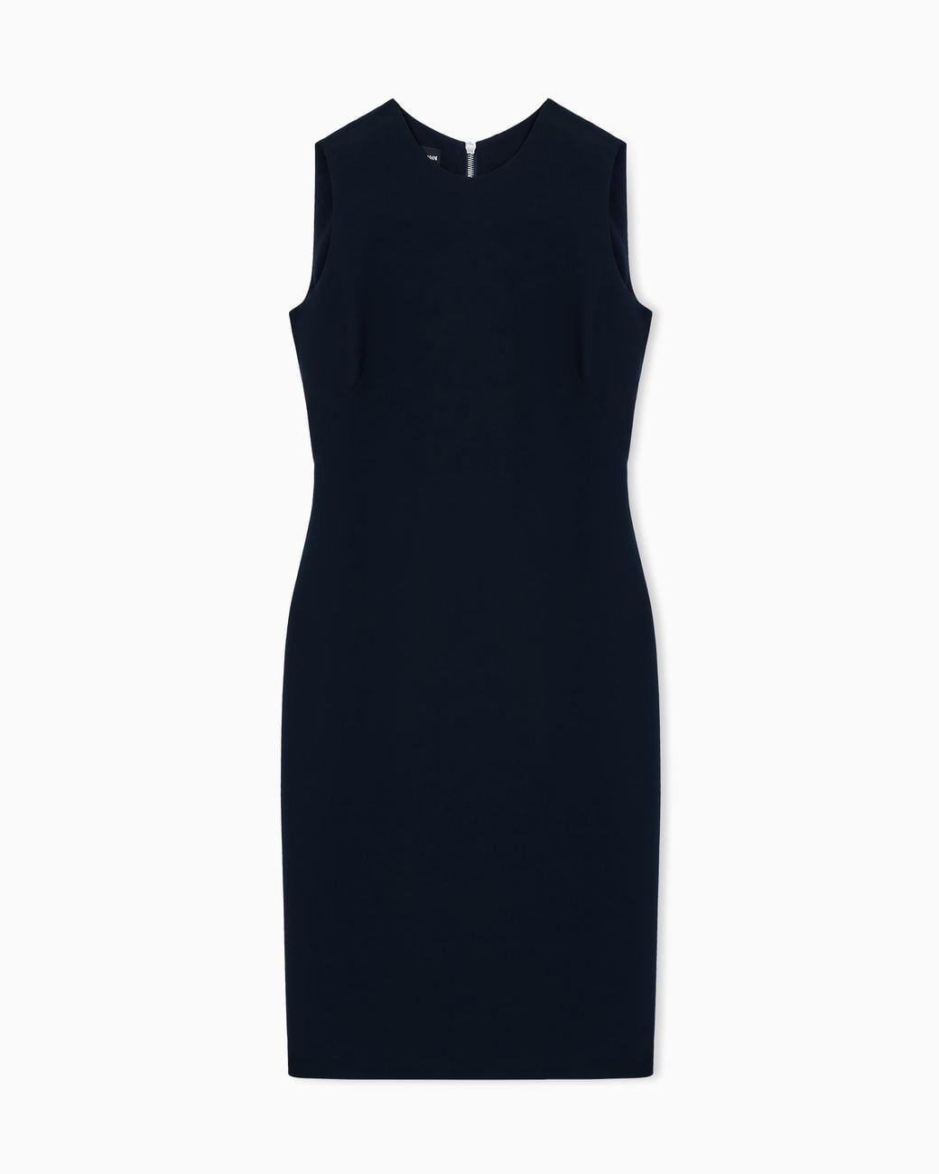 Giorgio Armani Black Silk Sheath Dress