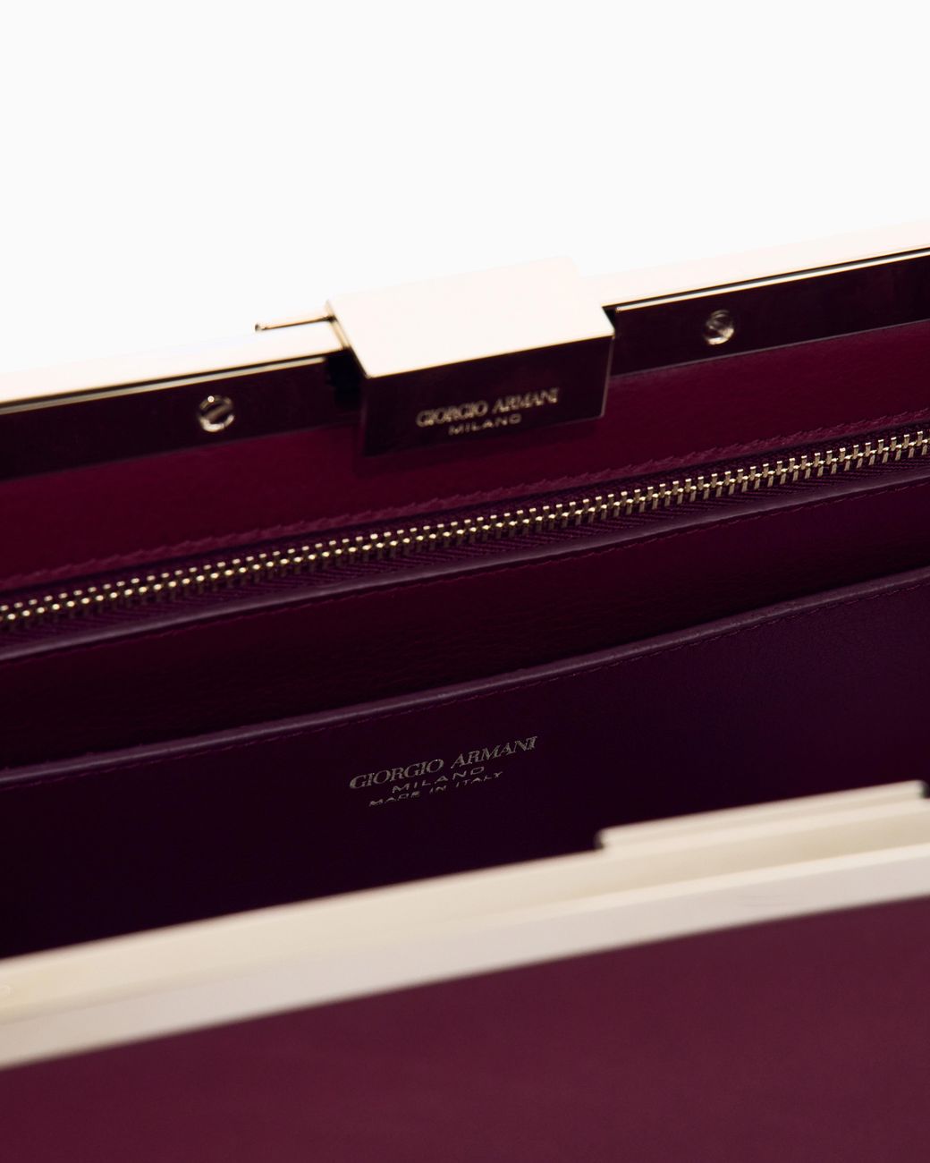Giorgio Armani Purple Shoulder Bag