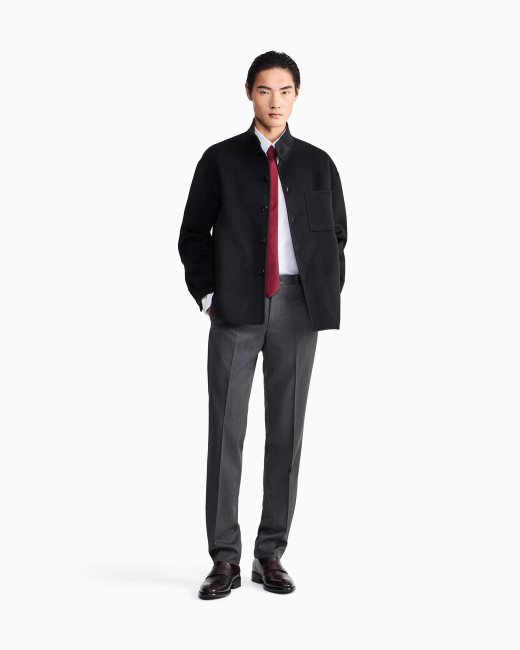 Giorgio Armani Blue Shirt Jacket for men
