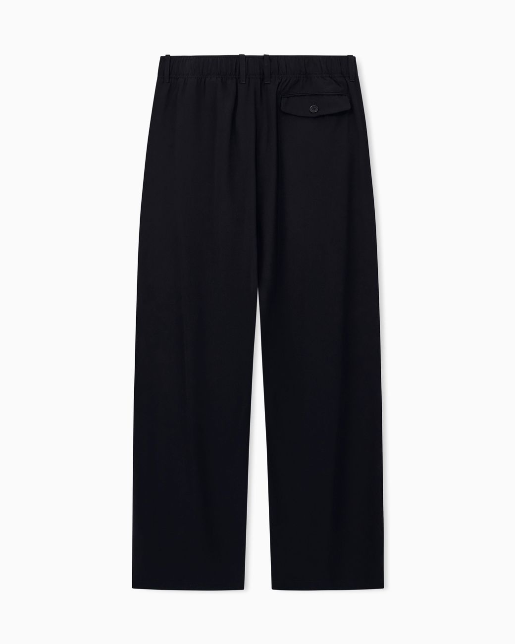 Giorgio Armani Blue Trouser Oversized With Vintage Viscose And Virgin Wool for men